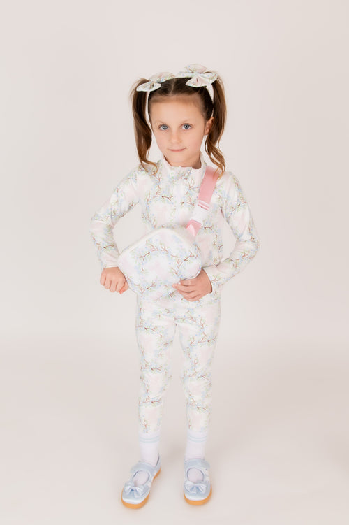 Bows in bloom cross body bag