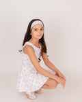 Rose buds and ribbons active dress