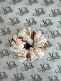 Cocoa rose scrunchie