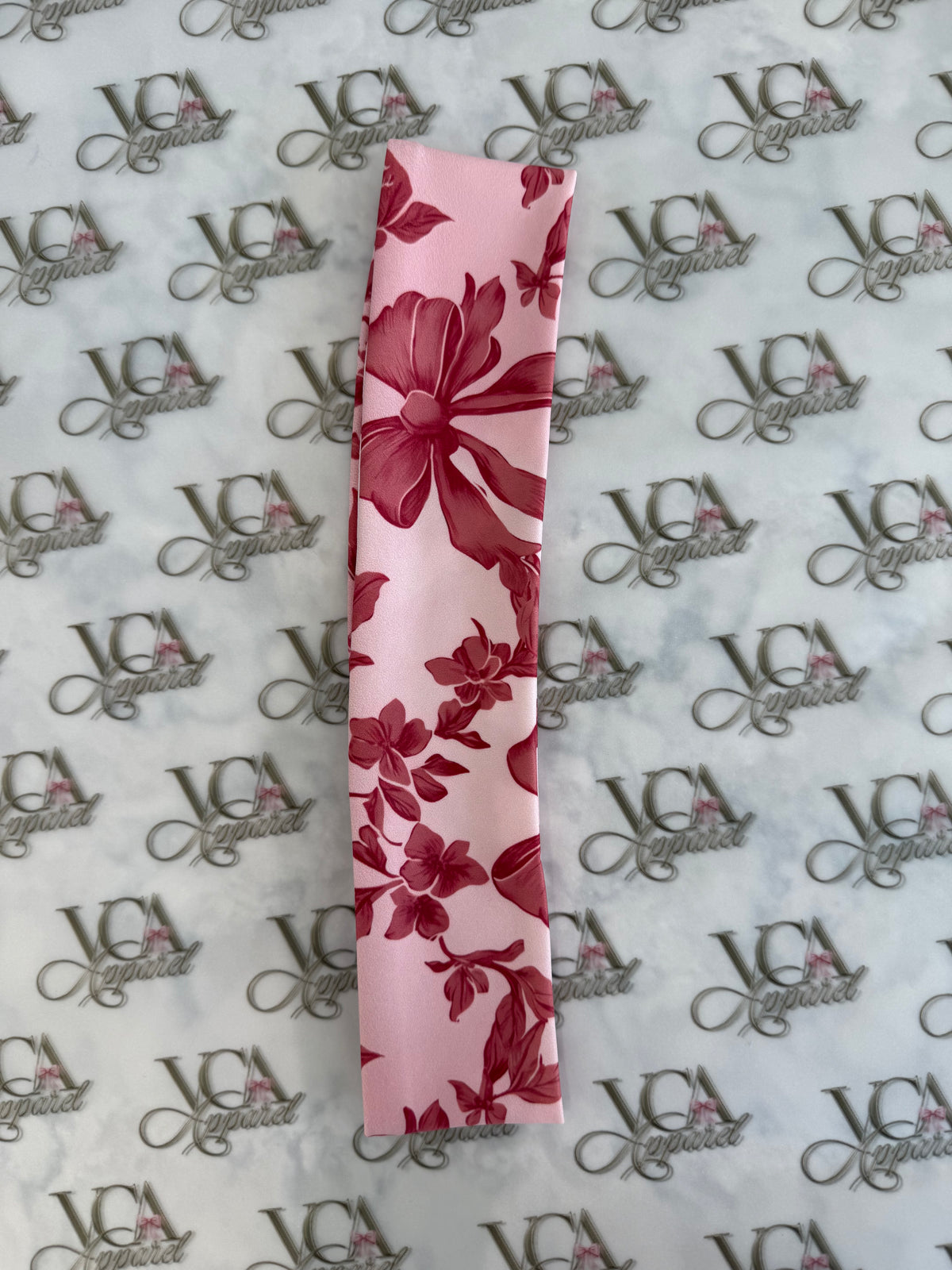 Ombré ruby headband