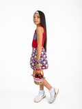 Strawberry Jean 2 piece skort set