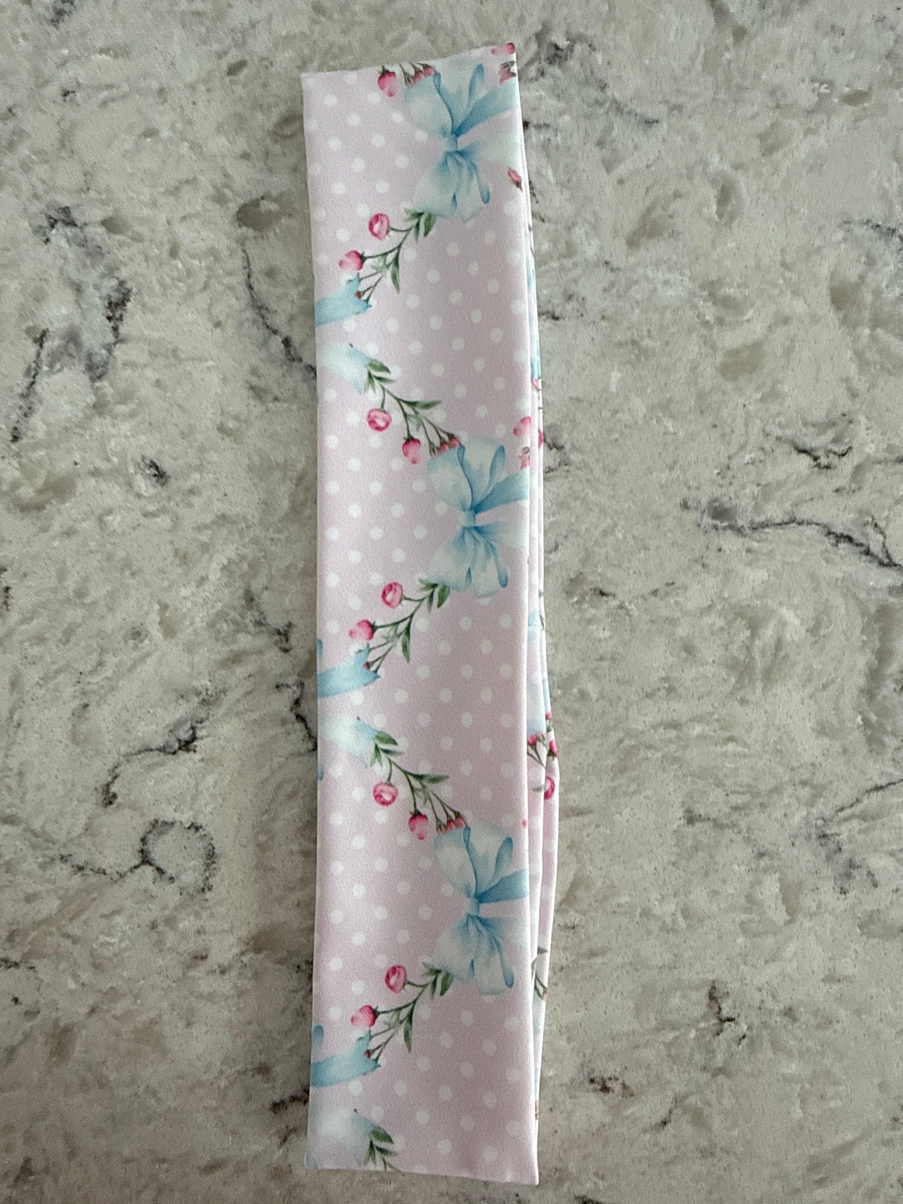 Polka petals headband