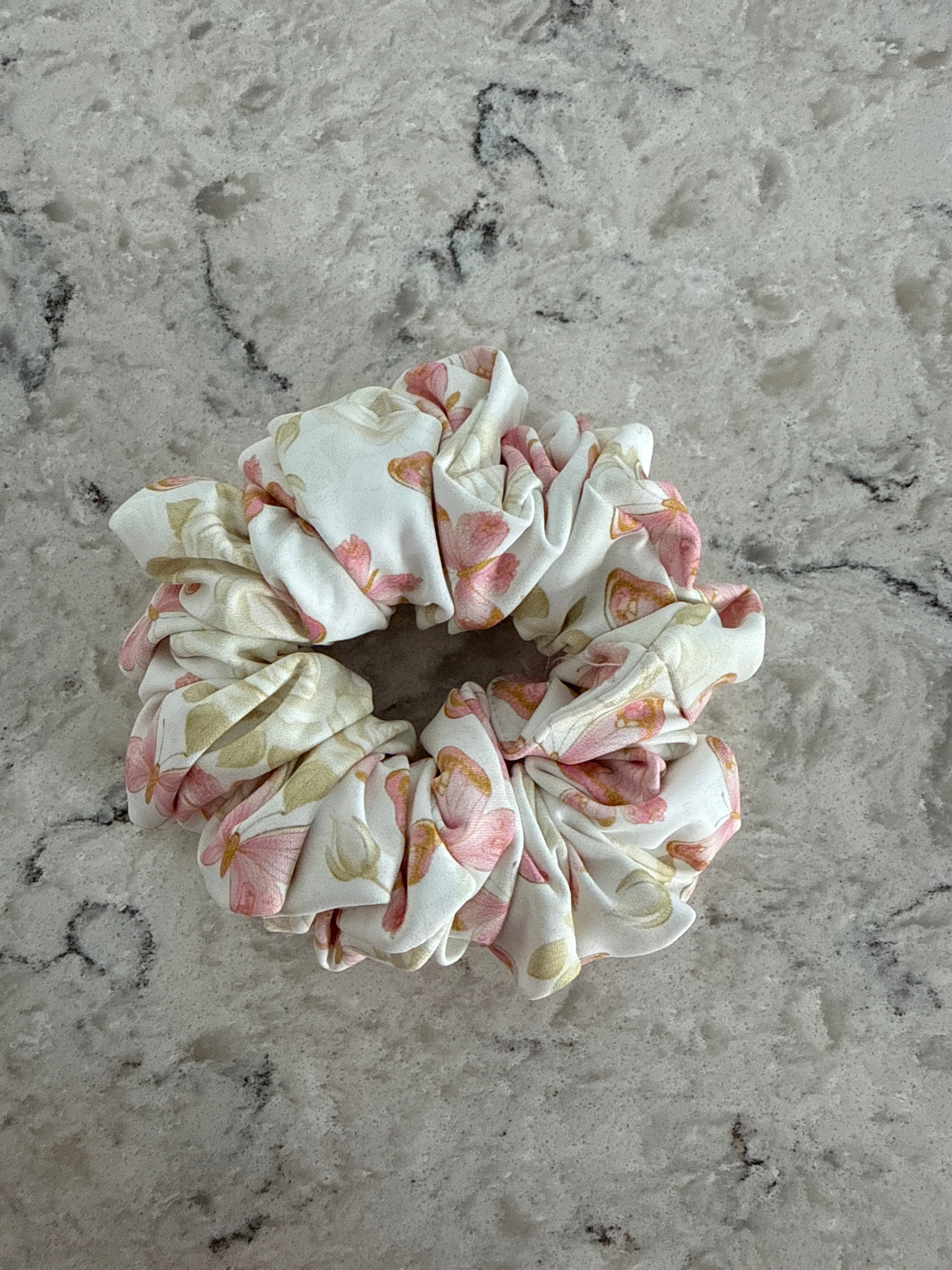 Butterfly garden scrunchie