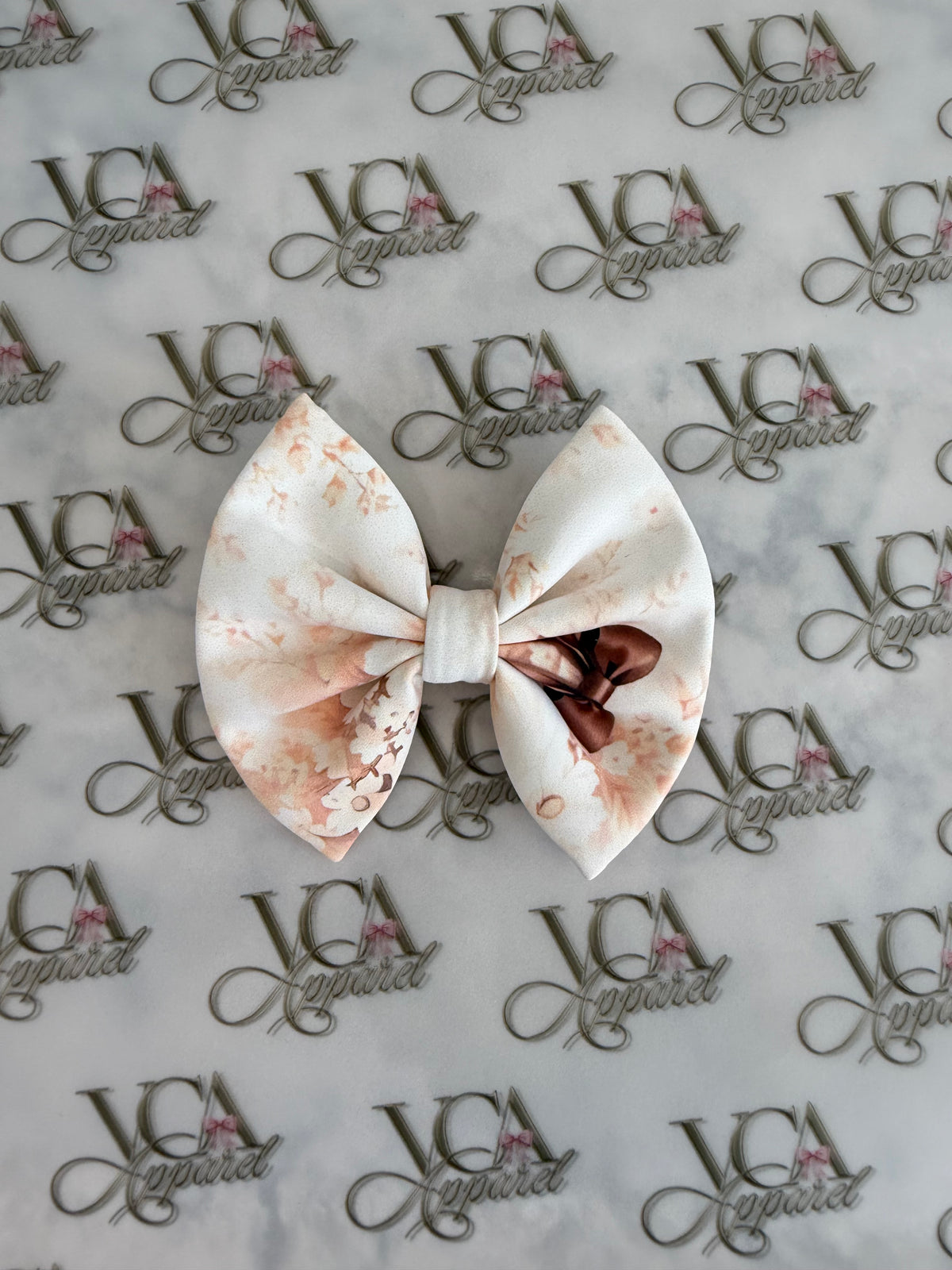 Cocoa rose Bow